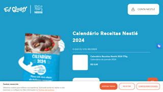 Nestl Liberou Mais Brindes Grtis Do Calendrio 2024 Com Receitas Nestl